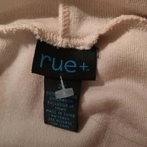 Womans Rue 21 Fuzzy Crop Hoodie - Picture 4 of 7
